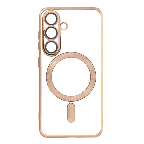 Силиконов калъф Electro Mag Cover за Samsung Galaxy S25 FE, златист