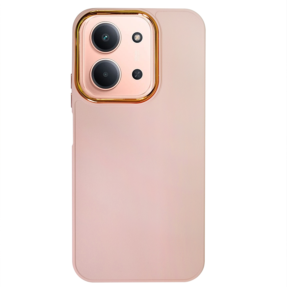 Удароустойчив калъф FRAME за Xiaomi Redmi 15C, розов