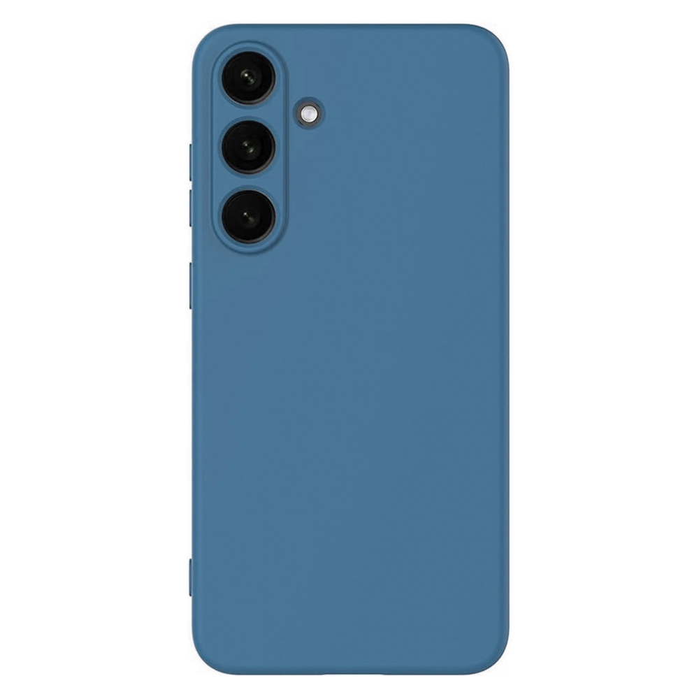 Силиконов калъф Matte за Samsung Galaxy S25 FE, син