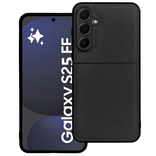 Удароустойчив калъф Noble за Samsung Galaxy S25 FE, черен