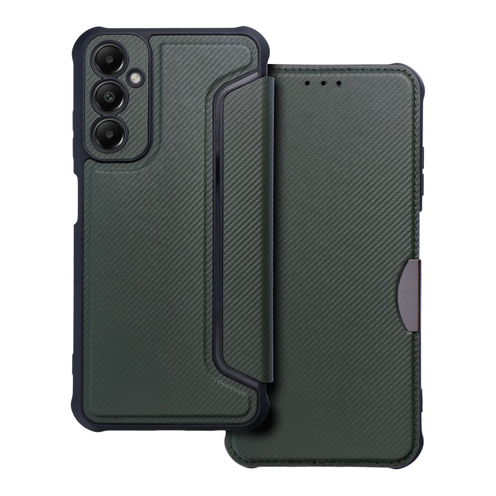 Калъф Тефтер Razor Book за Samsung Galaxy A05s, тъмно зелен