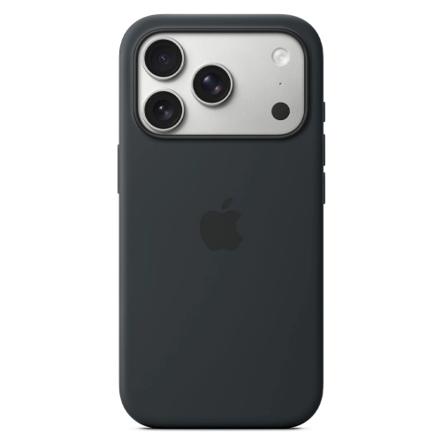 Калъф Apple Silicone with MagSafe за IPhone 17 Pro, mgfk4zm/a, черен