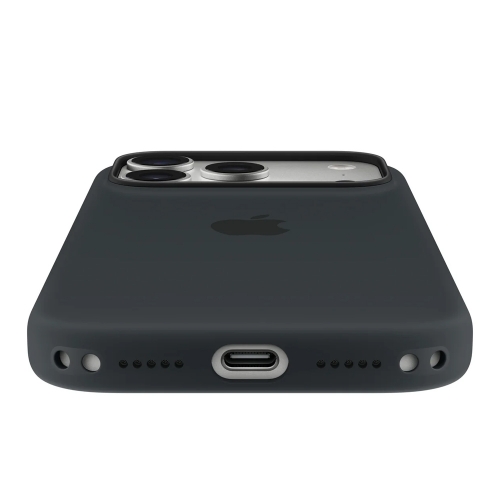 Калъф Apple Silicone with MagSafe за IPhone 17 Pro, mgfk4zm/a, черен