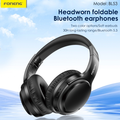 Безжични слушалки wireless Foneng BL53, черен