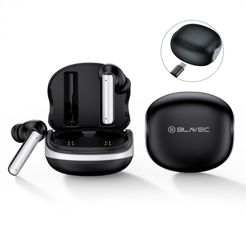Безжични слушалки Blavec TWS Bluetooth BW-03 Infinity Pro ANC+ENC, BW03IP-B, черен