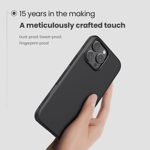 Калъф Nillkin Super Frosted PRO Magnetic за Iphone 16 Pro, черен