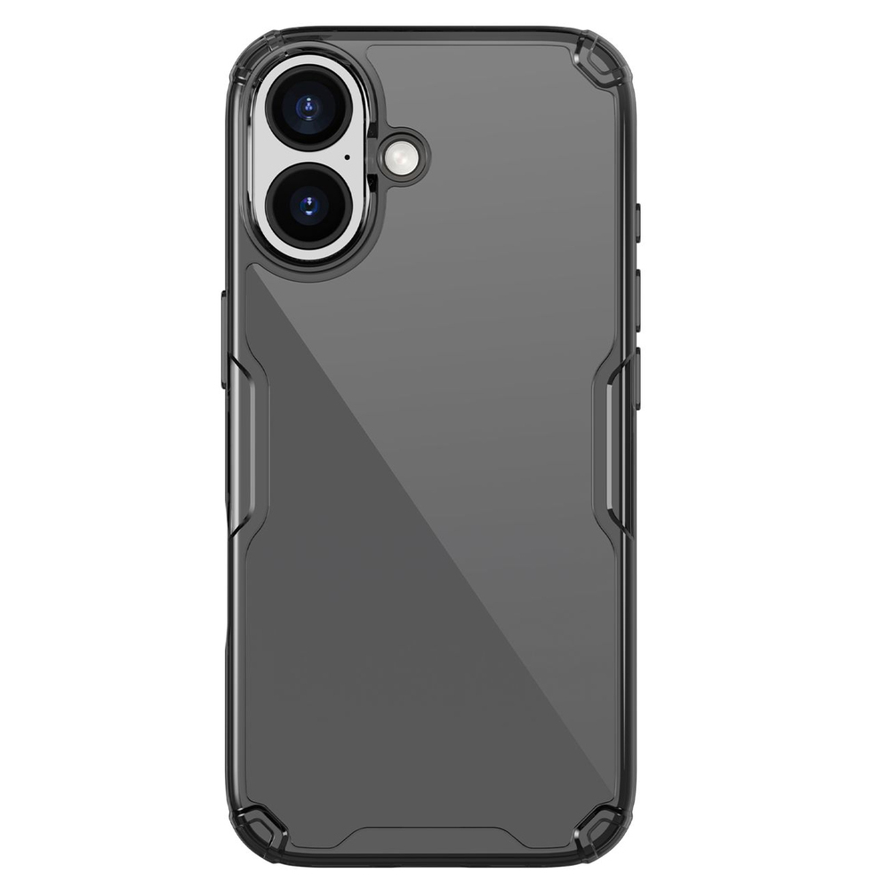 Калъф Nillkin Nature TPU PRO за Iphone 17, черен-прозрачен