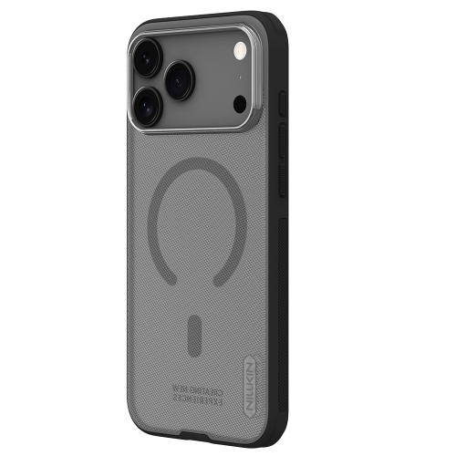 Калъф Nillkin Super Frosted PRO Magnetic за Iphone 17 Pro Max, черен-прозрачен