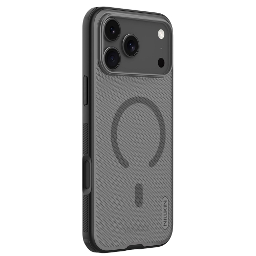Калъф Nillkin Super Frosted PRO Magnetic за Iphone 17 Pro Max, черен-прозрачен