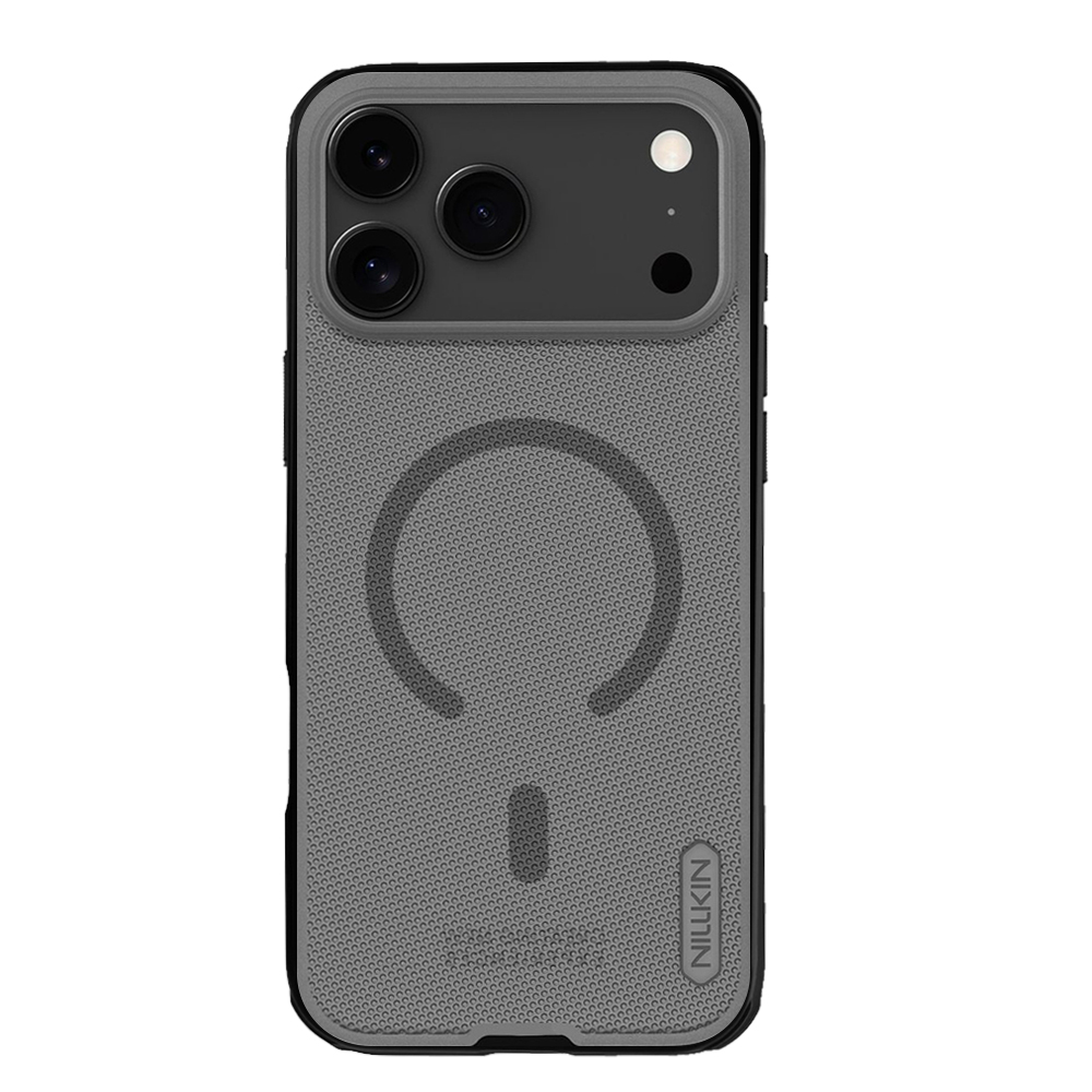Калъф Nillkin Super Frosted PRO Magnetic за Iphone 17 Pro, черен-прозрачен