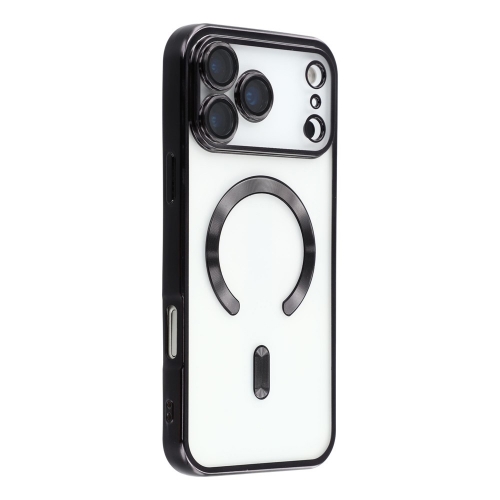 Силиконов калъф Electro Mag Cover за Iphone 17 Pro Max, черен