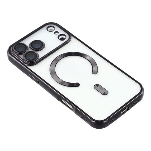 Силиконов калъф Electro Mag Cover за Iphone 17 Pro Max, черен