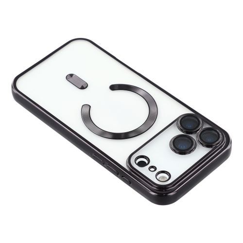 Силиконов калъф Electro Mag Cover за Iphone 17 Pro Max, черен