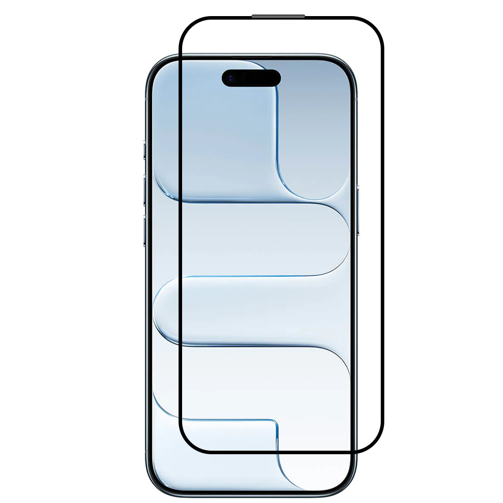 Стъклен протектор Veason 6D Pro Full Glue за iPhone 17 Air, черен