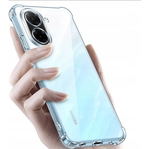 Силиконов калъф Techsuit Shockproof MagSF за Xiaomi Redmi A5 4G, прозрачен
