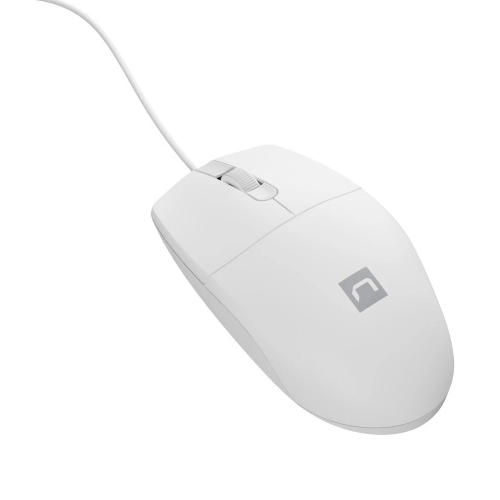 Оптична Мишка Natec Ruff 1000 DPI, бял