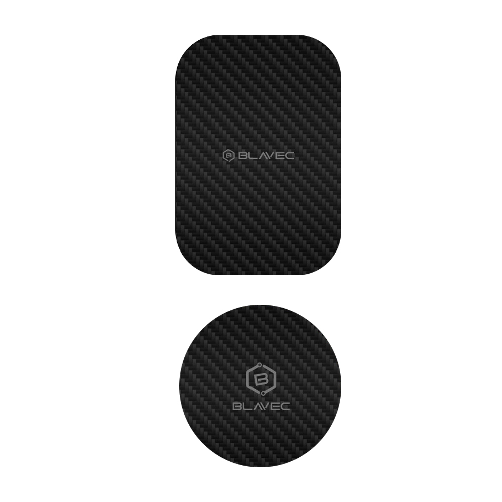 Метални Пластини Blavec BM-01, 40mm, 40x58mm, Carbon, черен
