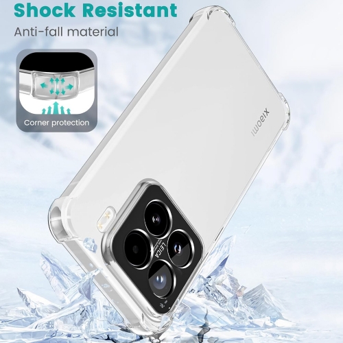 Силиконов калъф Anti Shock за Xiaomi 15 Pro 5G,1.5mm, Прозрачен