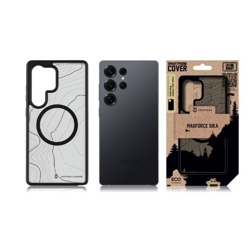 Удароустойчив калъф Tactical MagForce Hyperstealth Sika за Samsung Galaxy S25 Ultra, черен