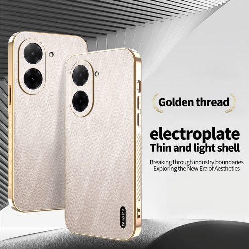 Удароустойчив калъф KADEM Silk за Xiaomi Redmi A5 4G, Златист