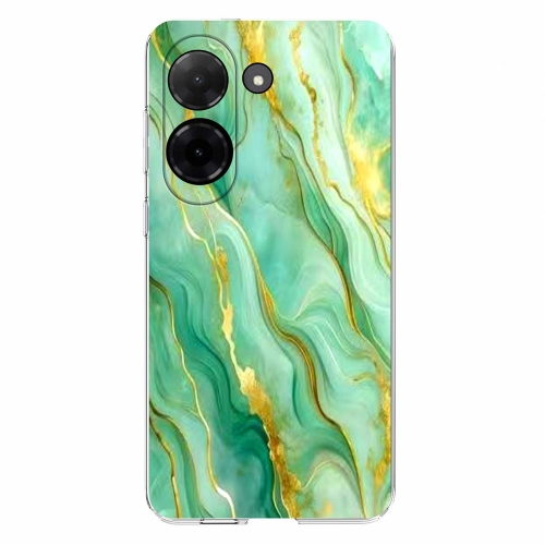 Силиконов калъф Marble Pattern за Xiaomi Redmi A5 4G, зелен мрамор