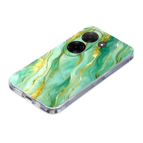 Силиконов калъф Marble Pattern за Xiaomi Redmi A5 4G, зелен мрамор