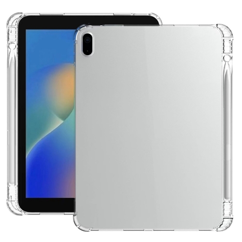 Силиконов калъф Reinforced Corner with Pencil Holder за iPad (2025) / iPad 10.9 (2022), прозрачен