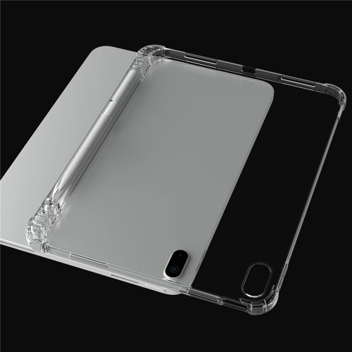 Силиконов калъф Reinforced Corner with Pencil Holder за iPad (2025) / iPad 10.9 (2022), прозрачен