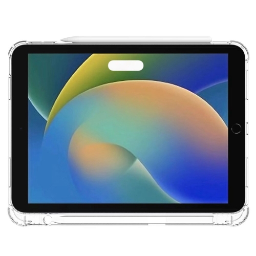 Силиконов калъф Reinforced Corner with Pencil Holder за iPad (2025) / iPad 10.9 (2022), прозрачен