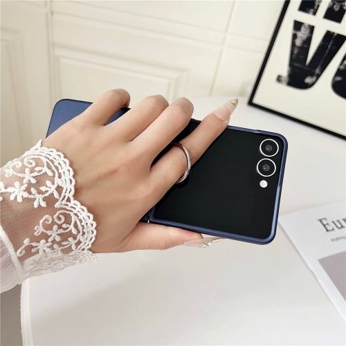 Пластмасов калъф Ring Holder Anti Drop за Samsung Galaxy Z Flip7 5G, син