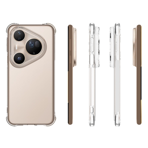 Силиконов калъф WANLONFENG TM за Huawei Pura 80 Ultra, 2 mm, Прозначен