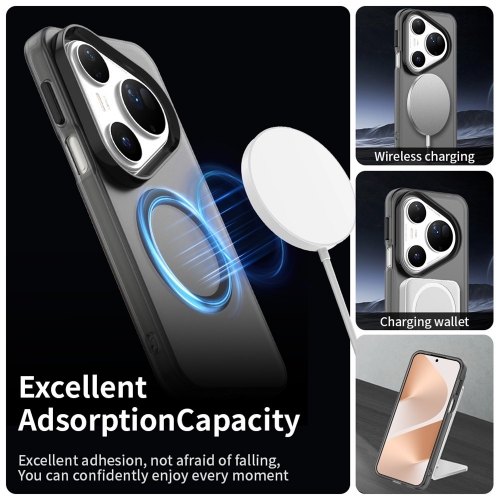 Пластмасов калъф Anti Drop Hybrid MagSF за Huawei Pura 80 Ultra, Черен