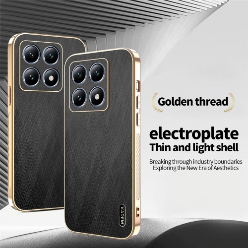 Удароустойчив калъф KADEM Silk за Xiaomi 15T, черен
