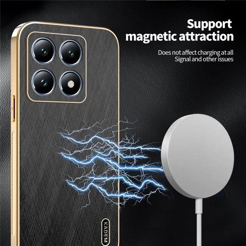 Удароустойчив калъф KADEM Silk за Xiaomi 15T, черен