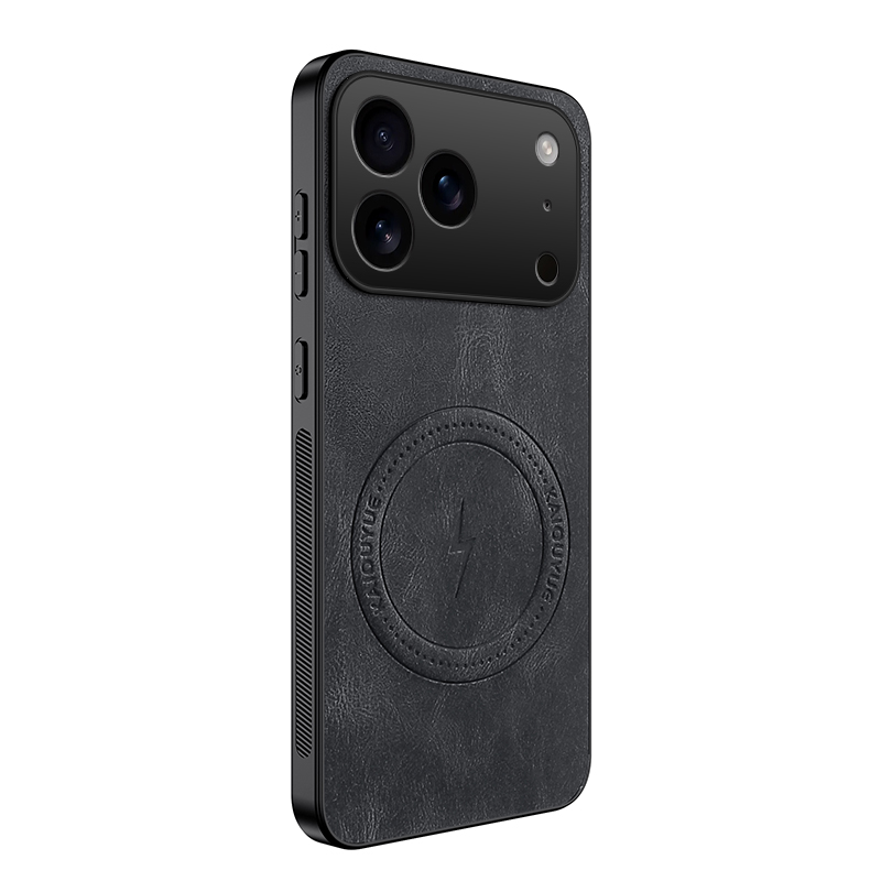 Удароустойчив калъф Magnetic WANLONFENG SD1 за iPhone 17 Pro, черен