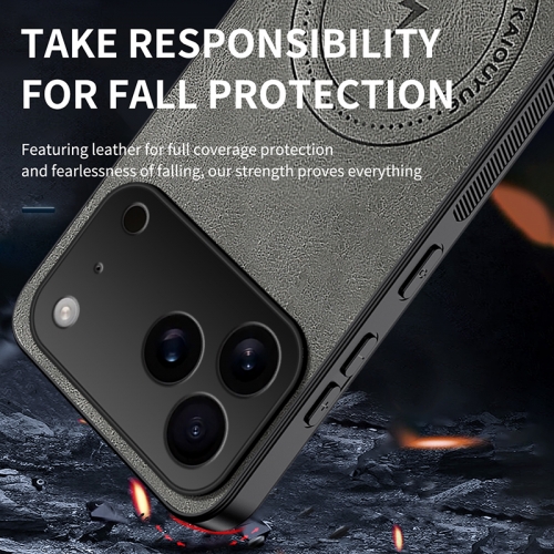 Удароустойчив калъф Magnetic WANLONFENG SD1 за iPhone 17 Pro, черен