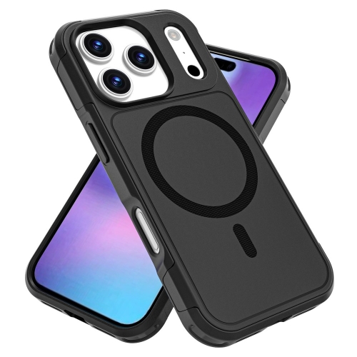 Удароустойчив калъф Anti-drop MagSf за iPhone 17 Pro, черен
