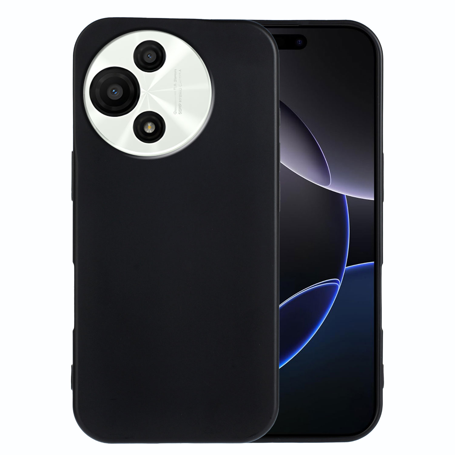 Силиконов калъф Soft Matte за TCL 60 SE / TCL 605 4G, черен