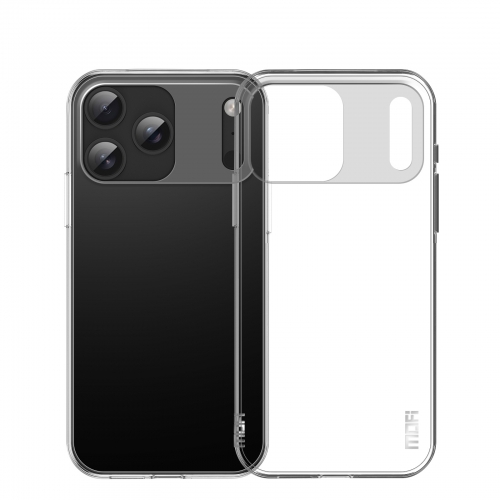 Силиконов калъф MOFI за iPhone 17 Pro, прозрачен