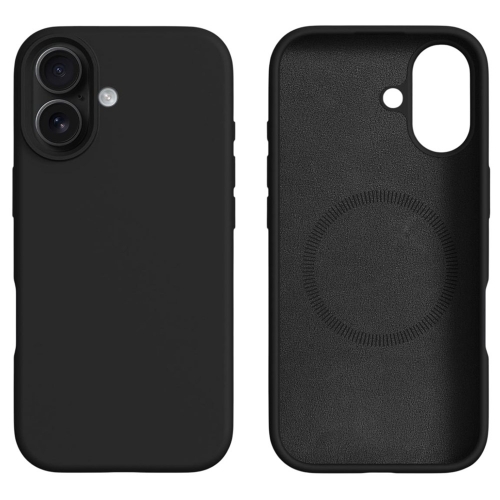Удароустойчив калъф Liquid MagSf за iPhone 17, черен