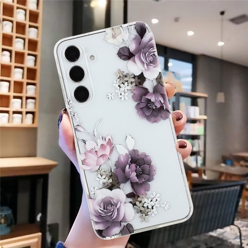 Силиконов калъф Pattern Printing за Samsung Galaxy A17 5G / A17 4G, Цветя