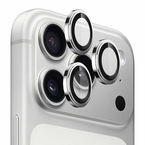 Стъклени протектори за камера Lens Fulm за iPhone 17 Pro / 17 Pro Max, сребрист