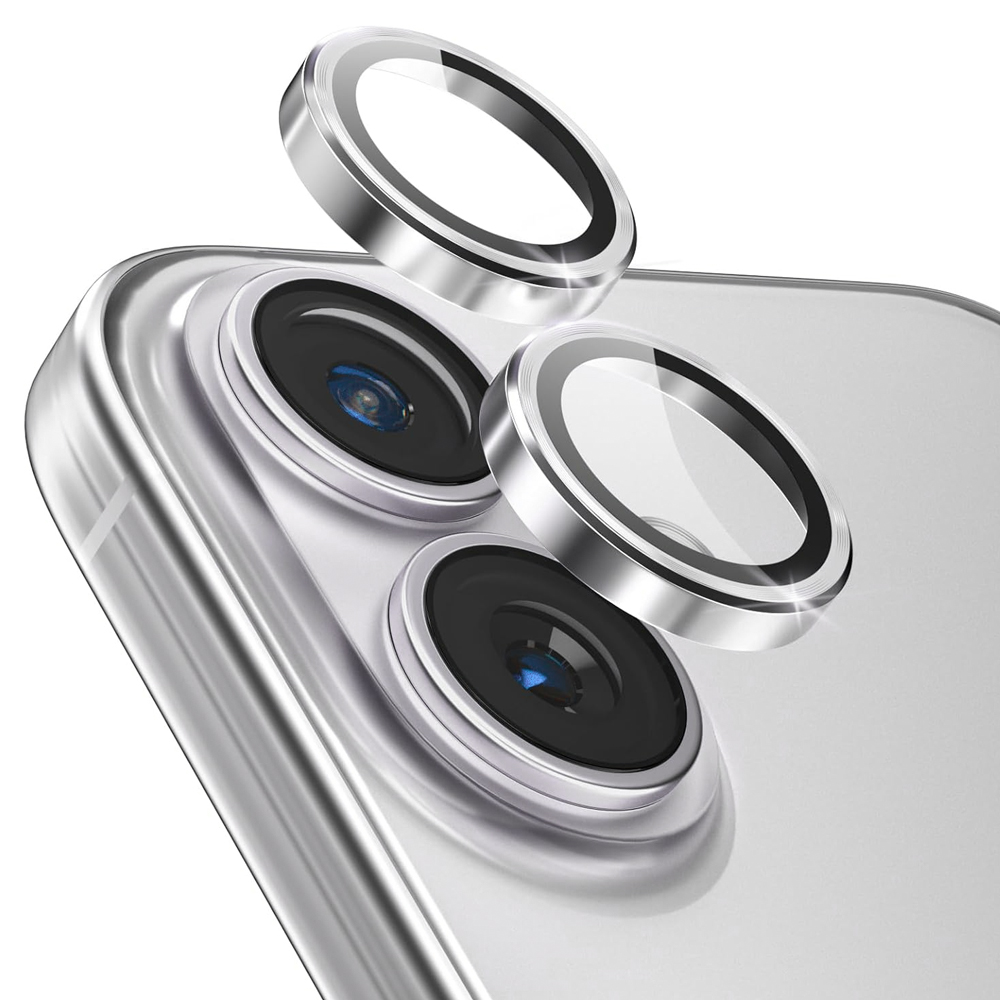 Стъклени протектори за камера Lens Fulm за iPhone 17, сребрист