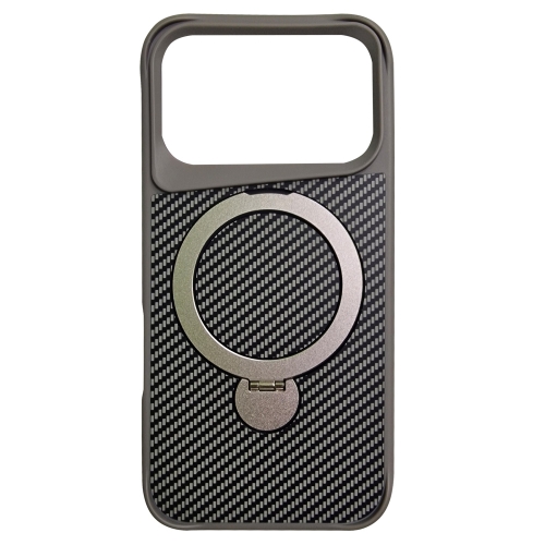 Удароустойчив калъф Premium Carbon MagSF за iPhone 17 Pro Max, сребрист