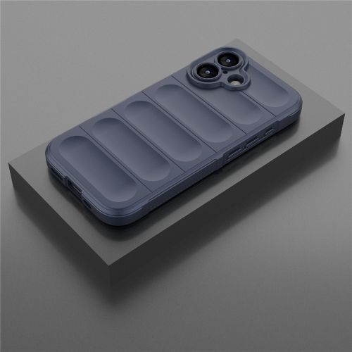 Силиконов калъф Wear-resistant за iPhone 17, тъмно син