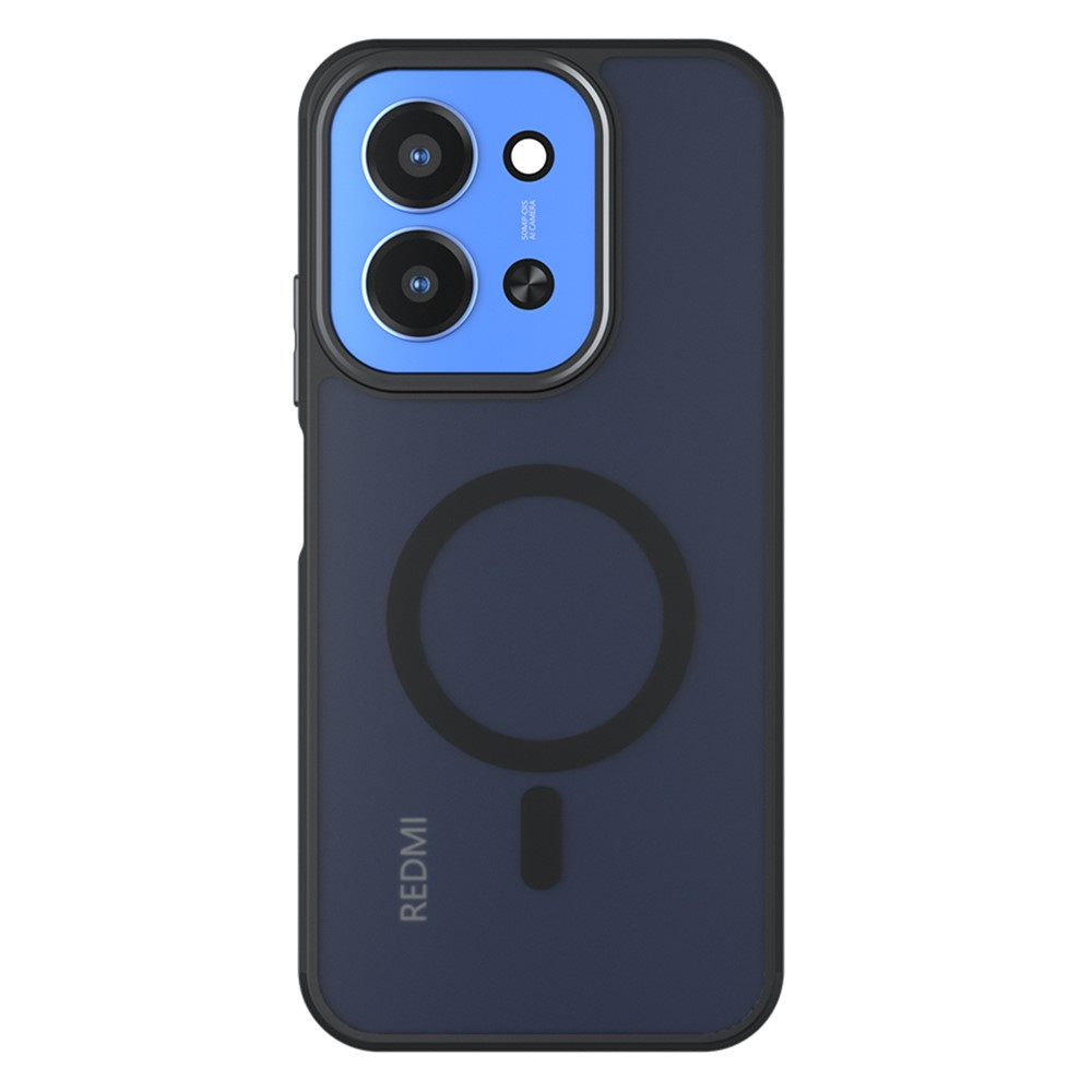 Удароустойчив калъф MagSF Matte за Xiaomi Redmi 15C, Черен