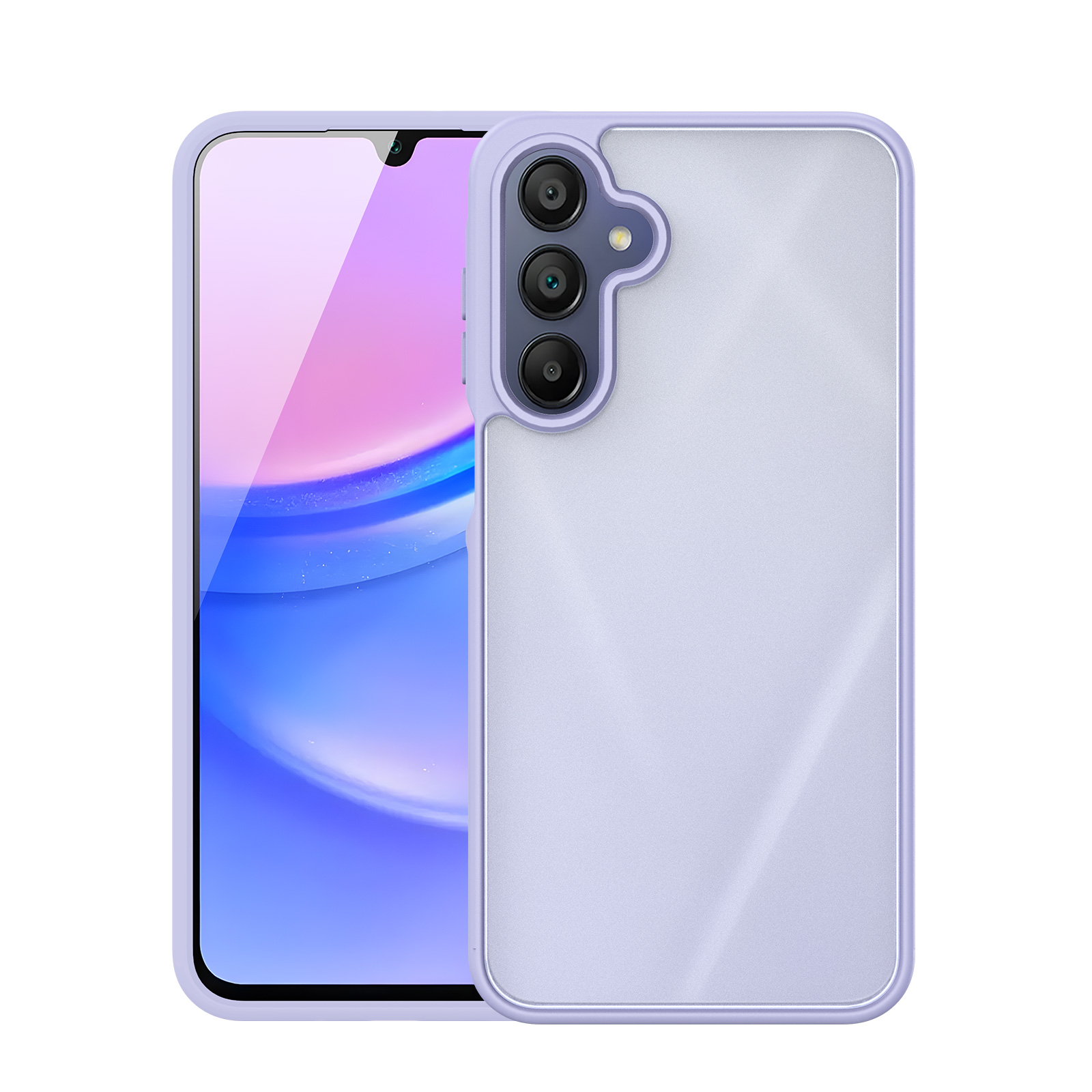 Удароустойчив калъф DUX DUCIS Yind Matte за Samsung Galaxy A17, лилав
