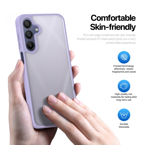 Удароустойчив калъф DUX DUCIS Yind Matte за Samsung Galaxy A17, лилав