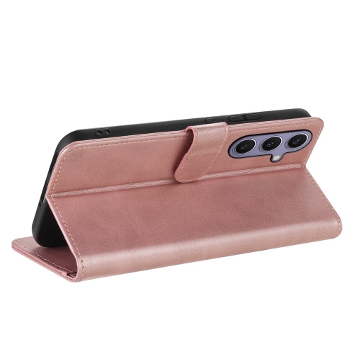 Калъф Тефтер AZNS PU Leather за Samsung Galaxy A17 5G / A17 4G, розов-златист