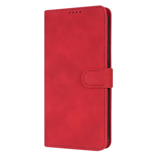 Калъф Тефтер AZNS PU Leather за Samsung Galaxy A17 5G / A17 4G, червен